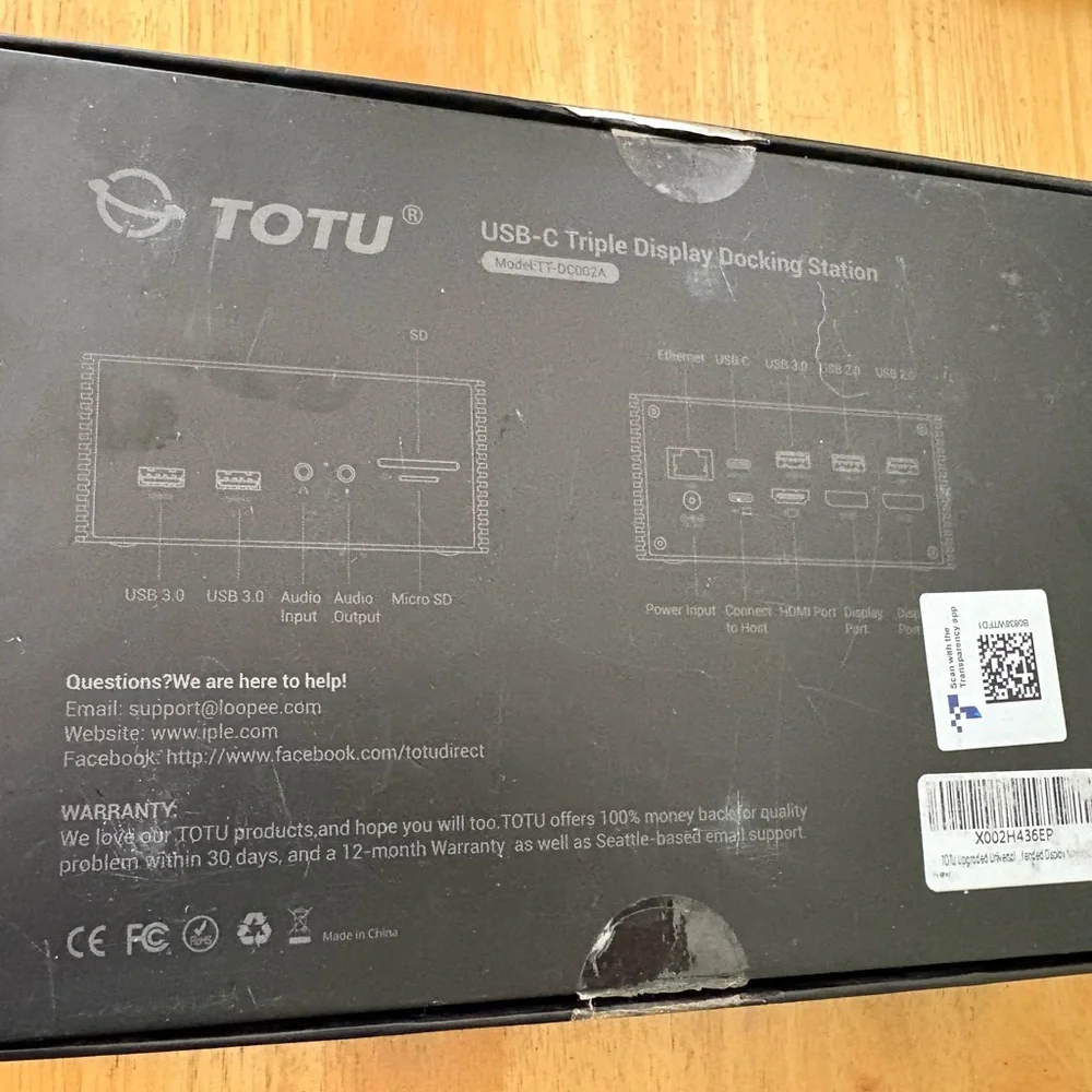 Totu UBC Triple Display Docking Station